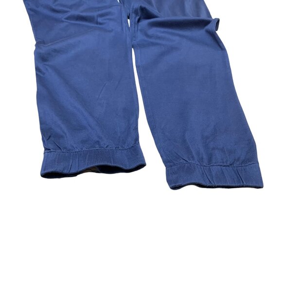 Zoe Karssen Navy Blue Striped Drawstring Jogger Jumpsuit - Picture 9 of 10